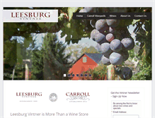Tablet Screenshot of leesburg-vintner.com